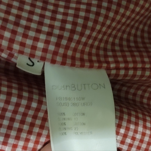 Push Button Khaki Cut-out point cargo jacket w/ open back - Picture 12 of 15